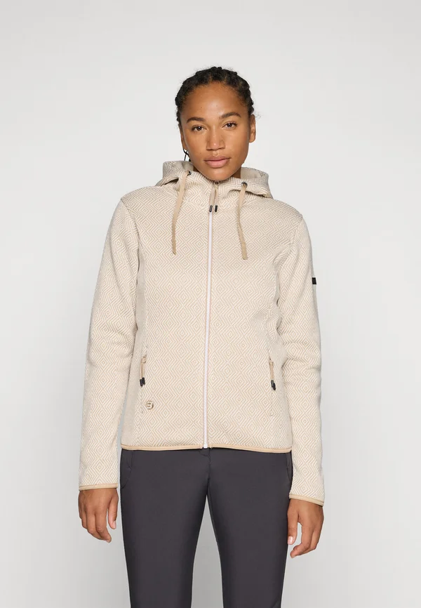 AUEN - Fleecejacke - cement