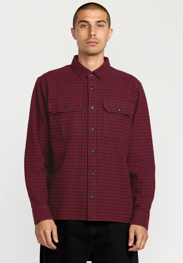 AUGUSTONE - Hemd - merlot