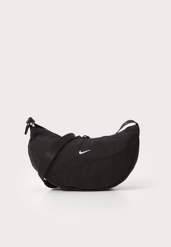 AURA CRESCENT CROSSBODY UNISEX - Umhängetasche - black/matte silver-coloured