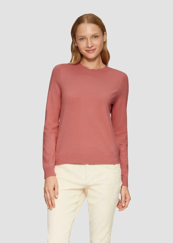 AUS VISKOSEMIX - Strickpullover - papaya