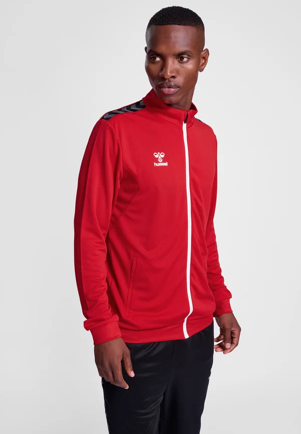 AUTHENTIC PL ZIP - Trainingsjacke - true red