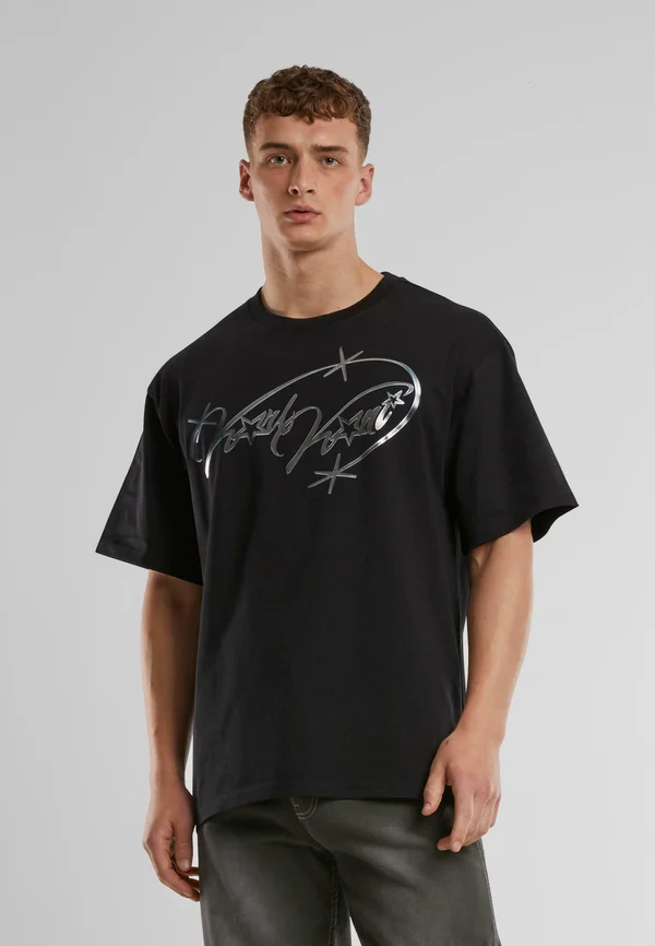 AUTHENTIC STAR LOGO - T-Shirt print - black