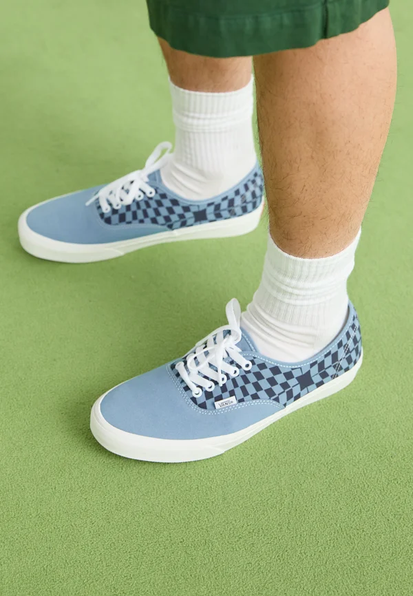 AUTHENTIC UNISEX - Sneaker low - blu/warp check blue