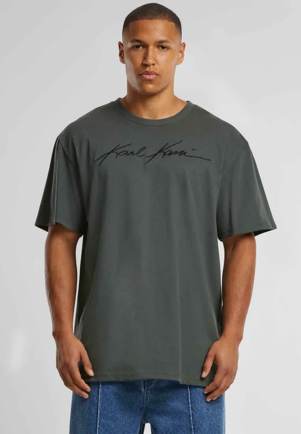 AUTOGRAPH HEAVY BOXY - T-Shirt print - black