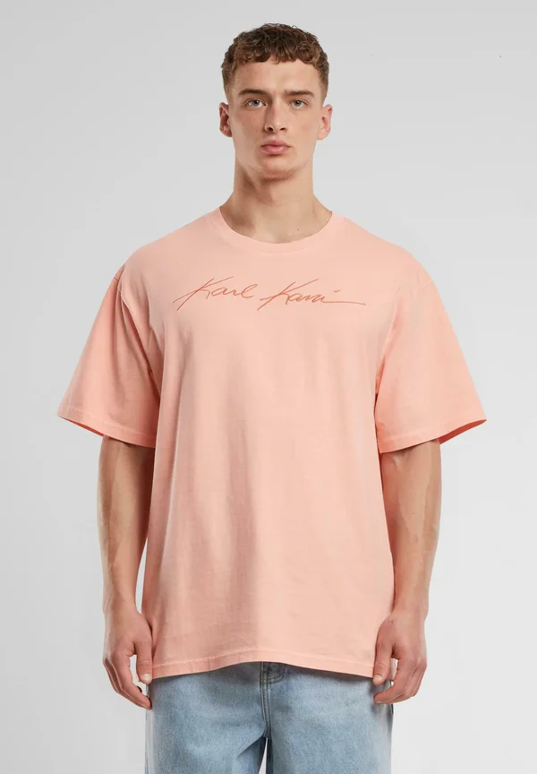 AUTOGRAPH HEAVY BOXY - T-Shirt print - orange