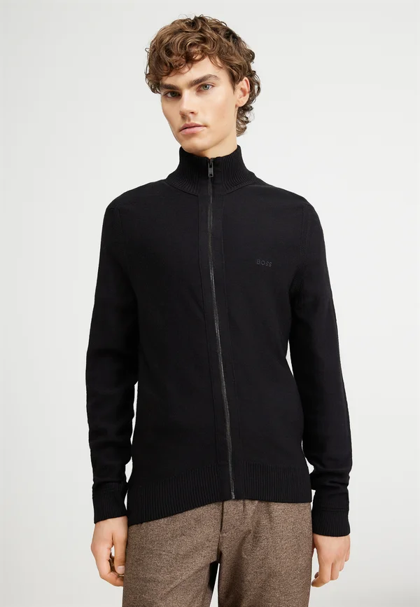 AVAC - Strickjacke - black
