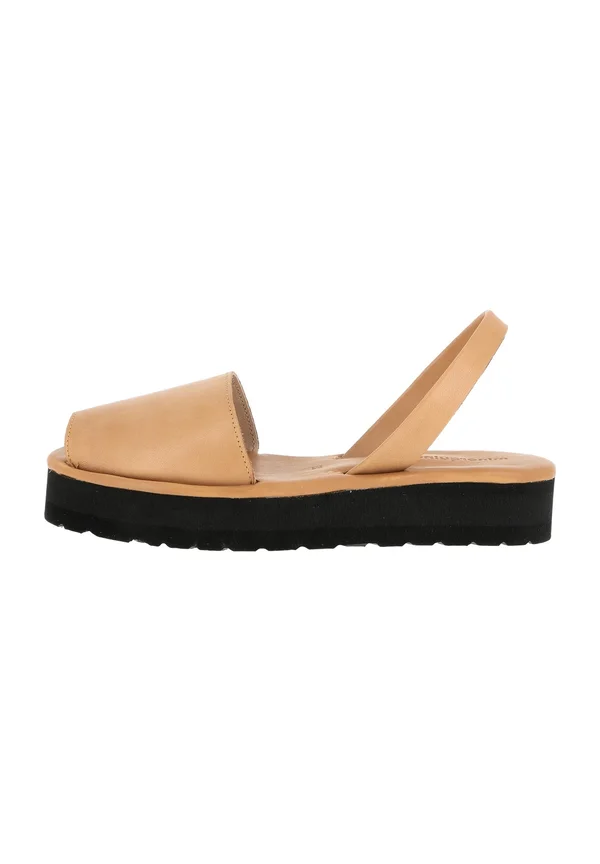 AVARCA PLATJA - Plateausandalette - camel