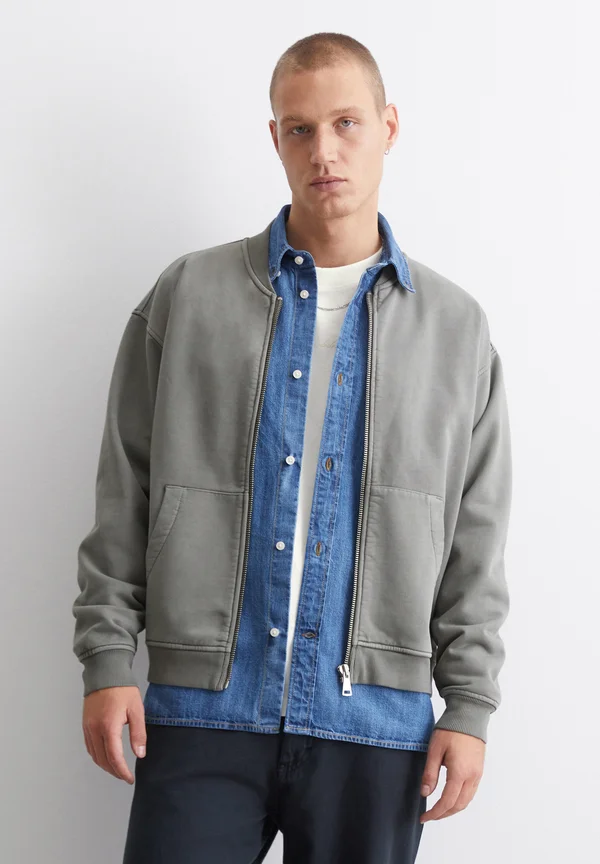 AVIATOR-REGULAR AUS REINER  - Bomberjacke - flint stone