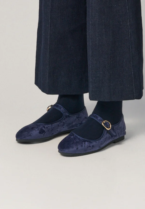 AVIGNON - Riemchenballerina - ocean velvet