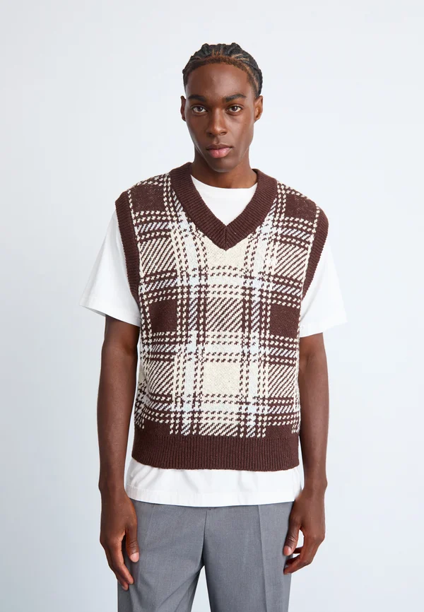 AVON - Strickpullover - vanilla/multi-zoloured