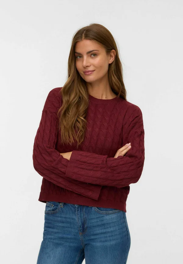 AWLORELLA - Strickpullover - zinfandel