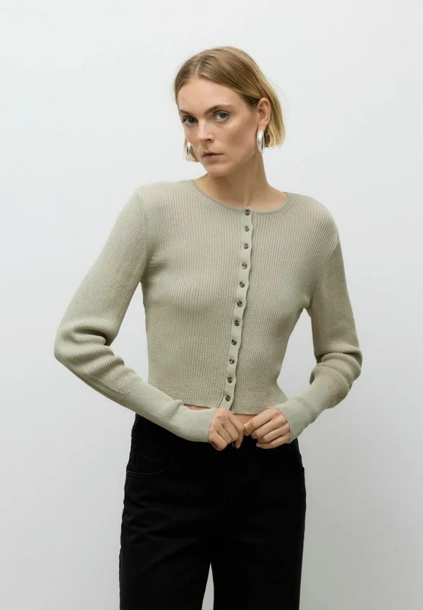 AWSHIRLEY - Strickjacke - moss gray