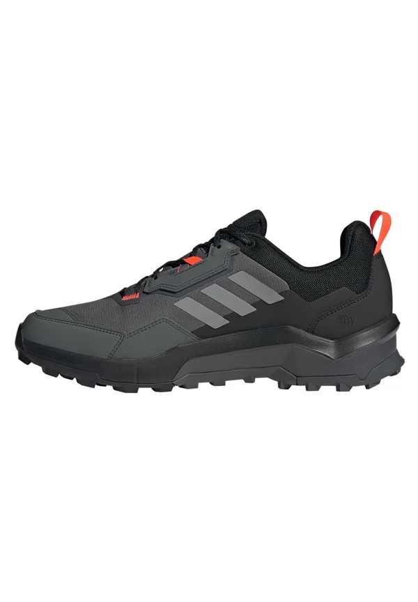 AX4 GORE-TEX® HIKING - Hikingschuh - grey six/grey four/solar red