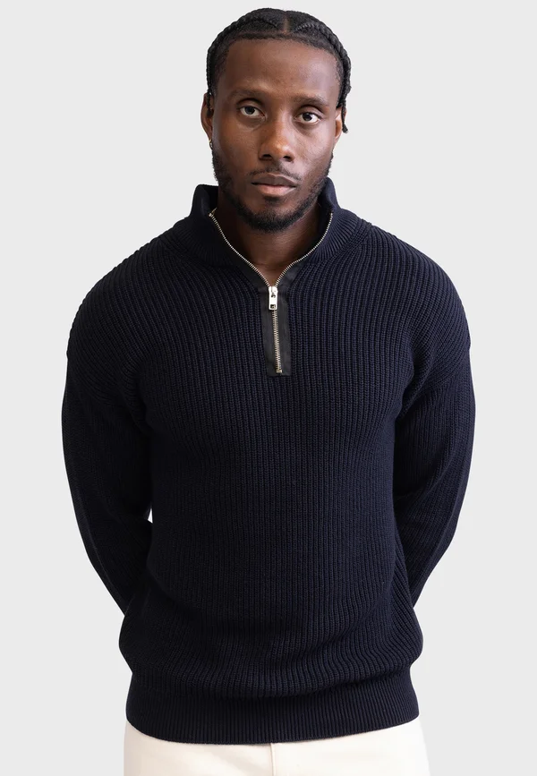 AXTON - Strickpullover - navy
