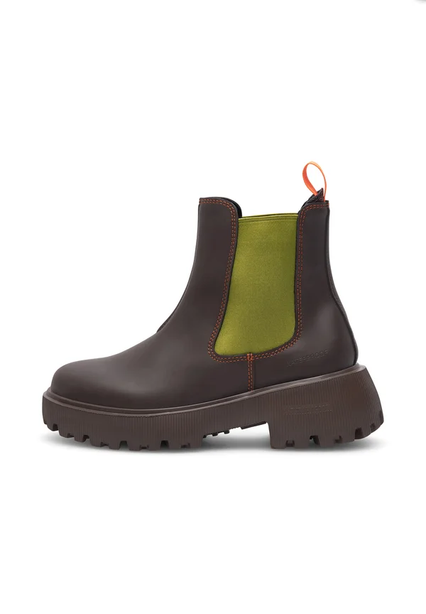 AYA WATERPROOF - Ankle Boot - chocolate bambus green