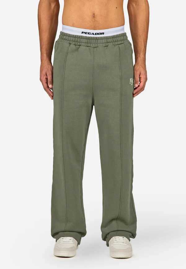 BAARN - Jogginghose - washed faded olive