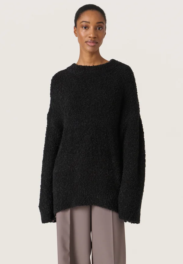 BABBETTE - Strickpullover - black