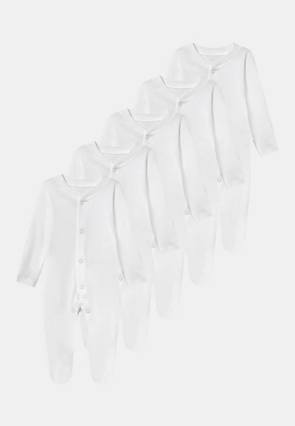 BABY 5 PACK UNISEX - Strampler - white