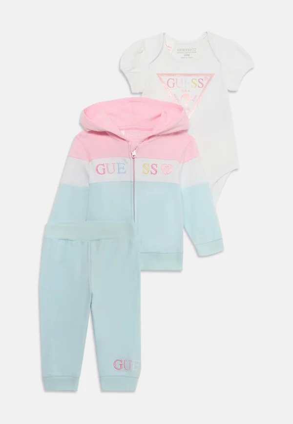 BABY ACTIVE PANTS SET - Body - white/blue/pink