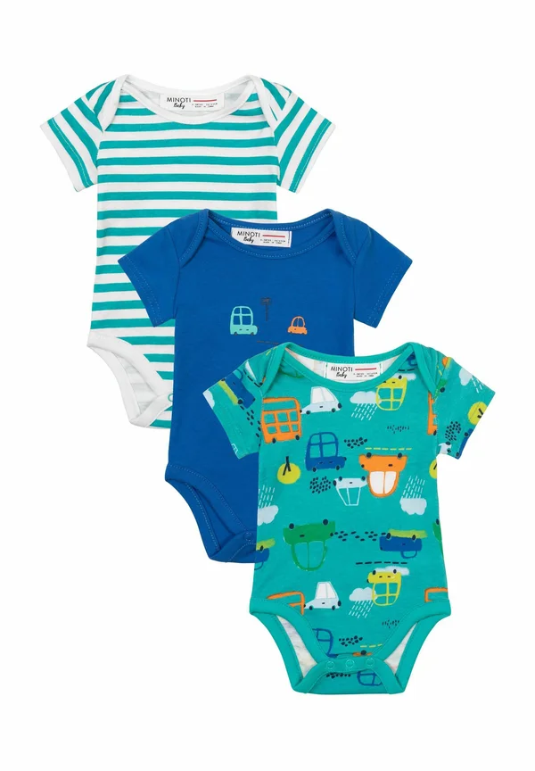 BABY BODYSUITS 3 PACK - Body - blue green white