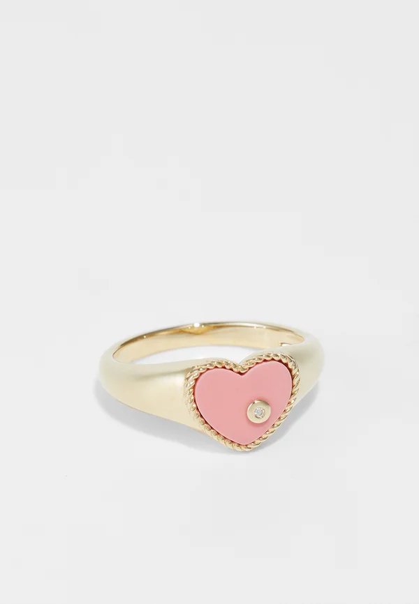 BABY CHEVALIERE CŒUR - Ring - yellow gold-coloured