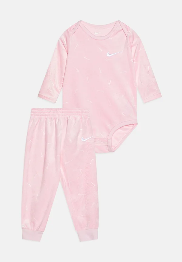 BABY ESSENTIALS PANT UNISEX SET - Body - pink foam