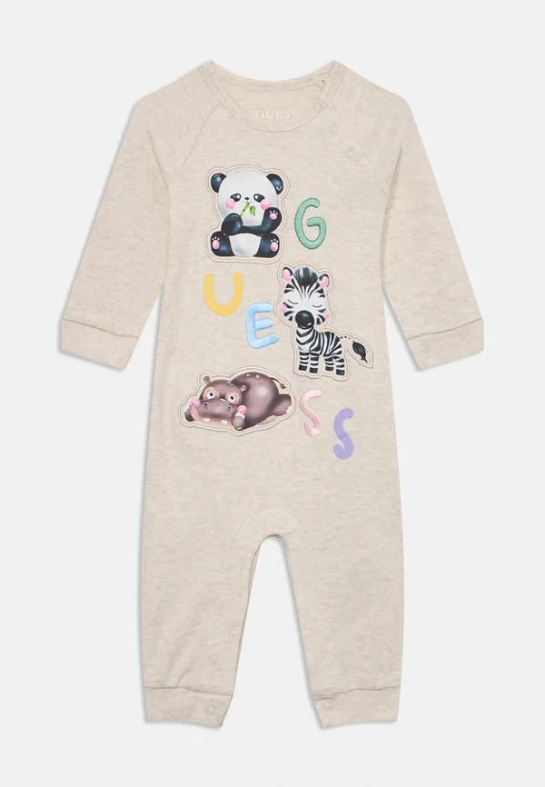 BABY INTERLOCK OVERALL UNISEX - Strampler - light oatmeal
