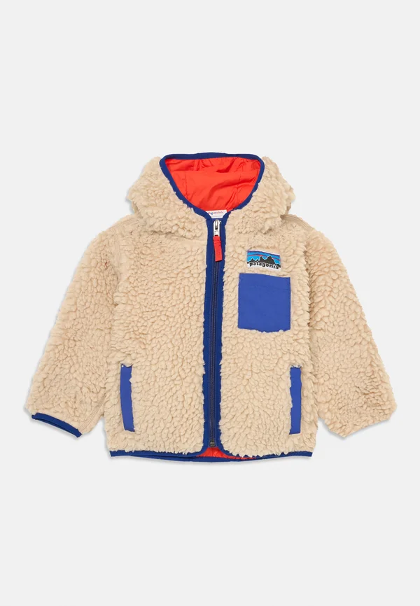 BABY RETRO - Fleecejacke - off-white/dark blue