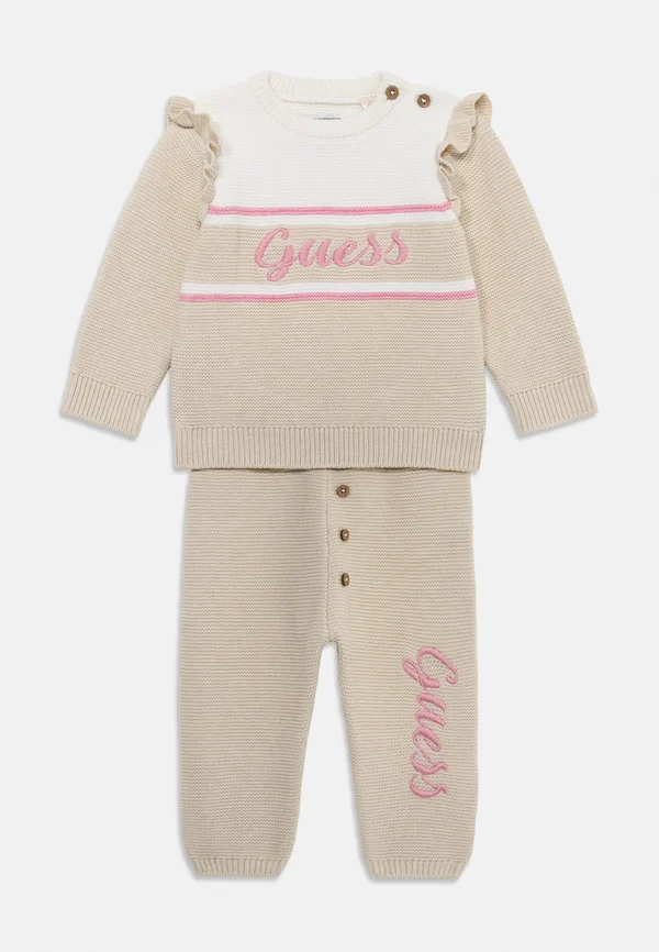 BABY SET - Stoffhose - light oatmeal