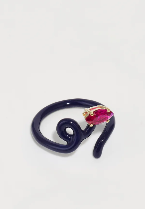 BABY VINE TENDRIL - Ring - navy blue