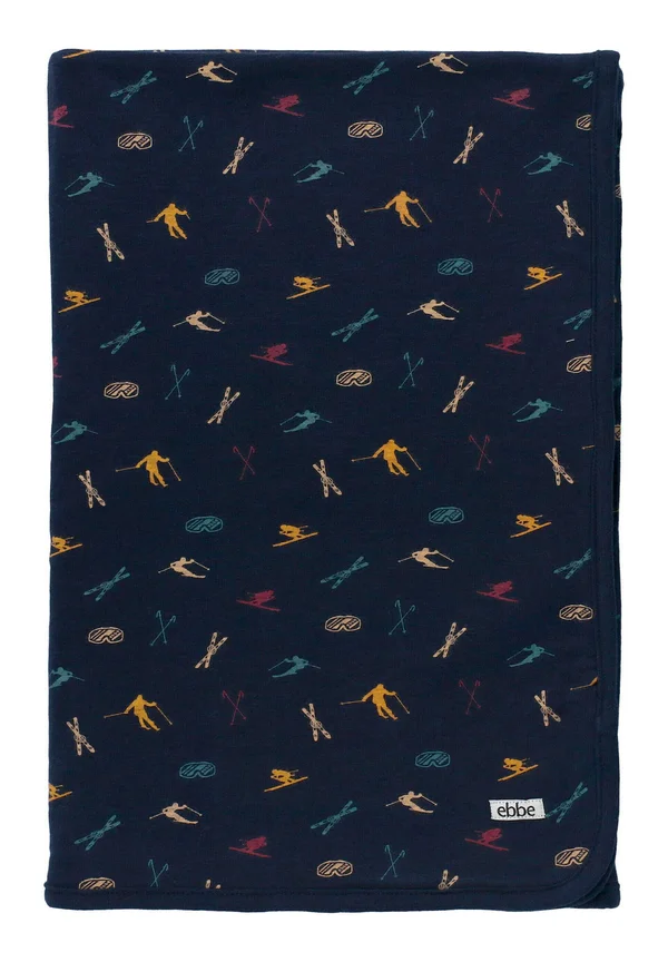 Babydecke - dunkelblau