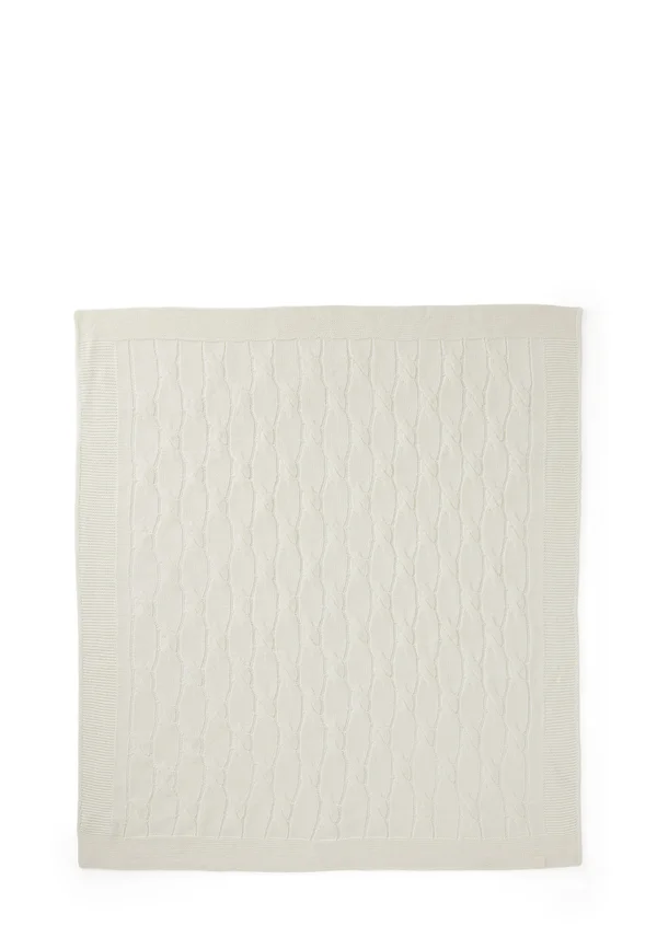 Babydecke - white
