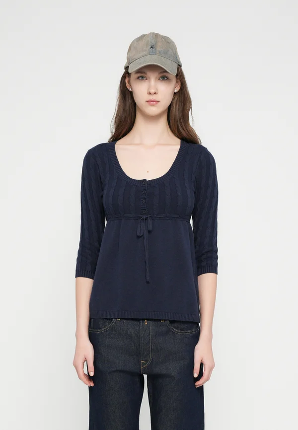 BABYDOLL  - Strickpullover - navy