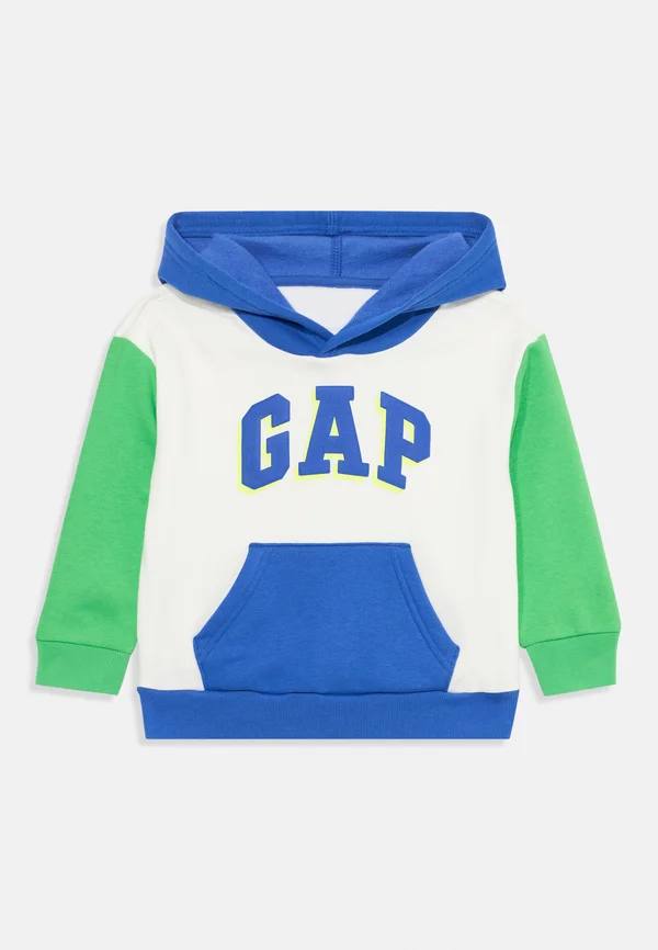 BABYGAP RELAXED LOGO COLORBLOCK HOODIE - Sweatshirt - dazzling blue