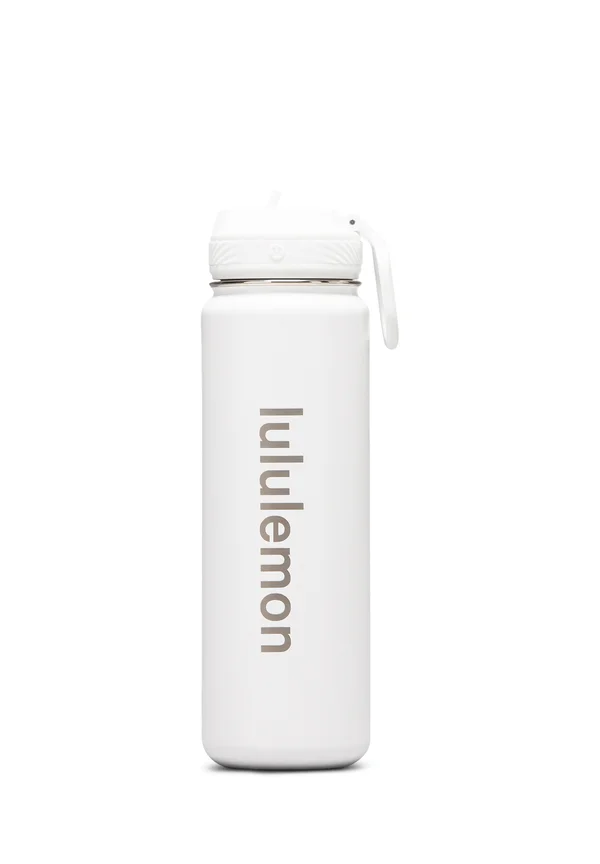 BACK TO LIFE STRAW LID - Trinkflasche - white