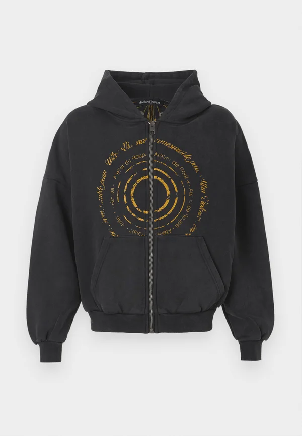 BACKBONE ZIP HOODIE - Sweatjacke - grey