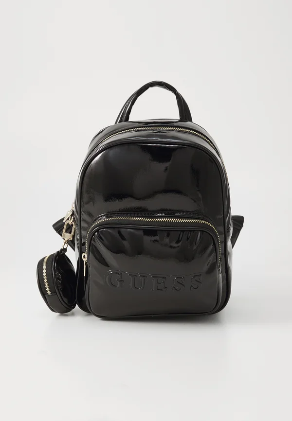 BACKPACK COIN WALLET UNISEX - Tagesrucksack - jet black