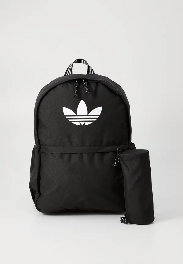 BACKPACK WITH PENCIL CASE UNISEX SET - Federmäppchen - black