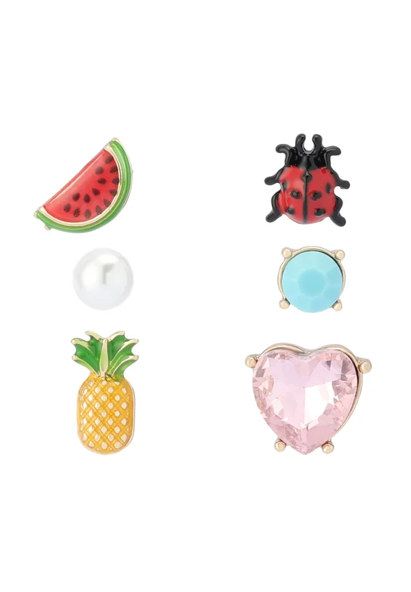 BACKYARD WATERMELON & LADYBUG SET - Ohrringe - open miscellaneous