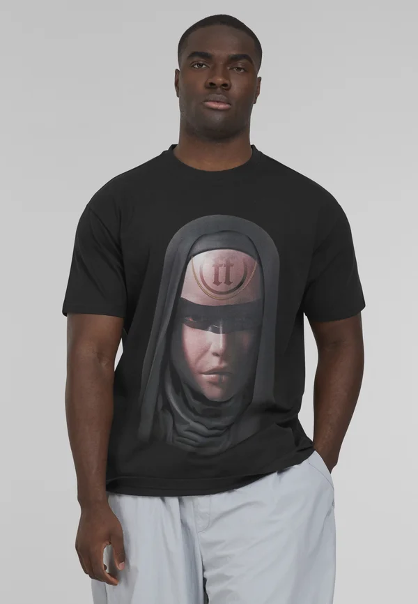 BAD MADONNA HEAVY OVERSIZED TEE - T-Shirt print - black