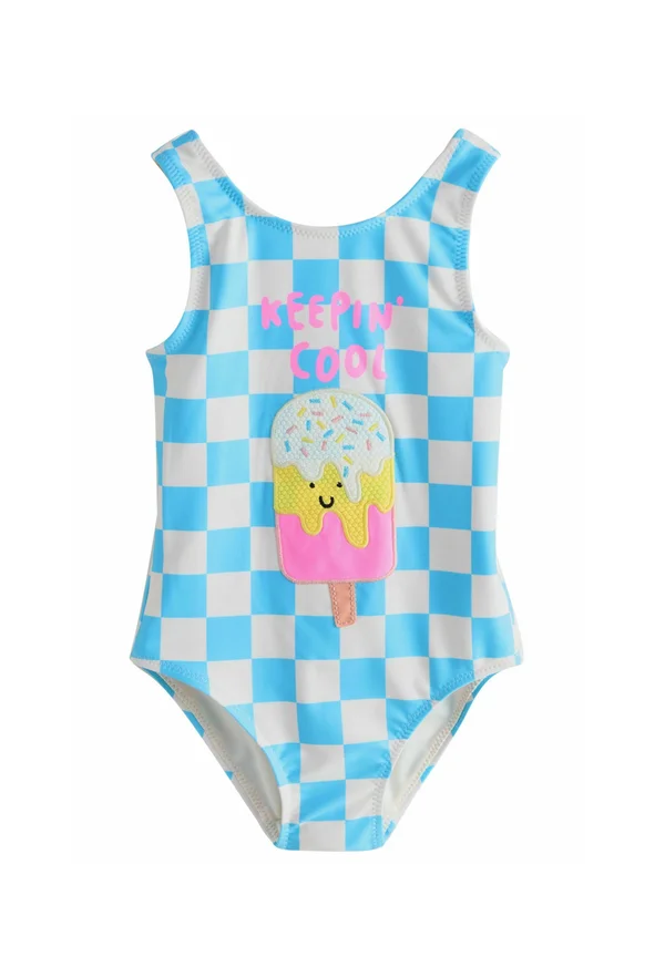 Badeanzug - blue ice-cream