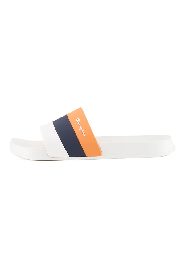 Badesandale - white and rose gold
