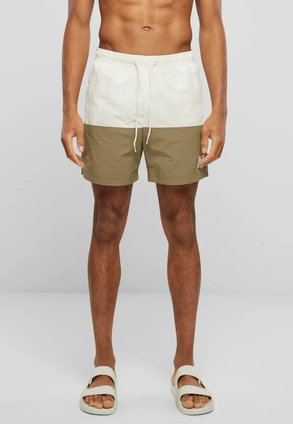 Badeshorts - offwhite olive