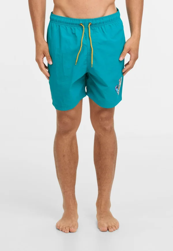 Badeshorts - verdigris holo