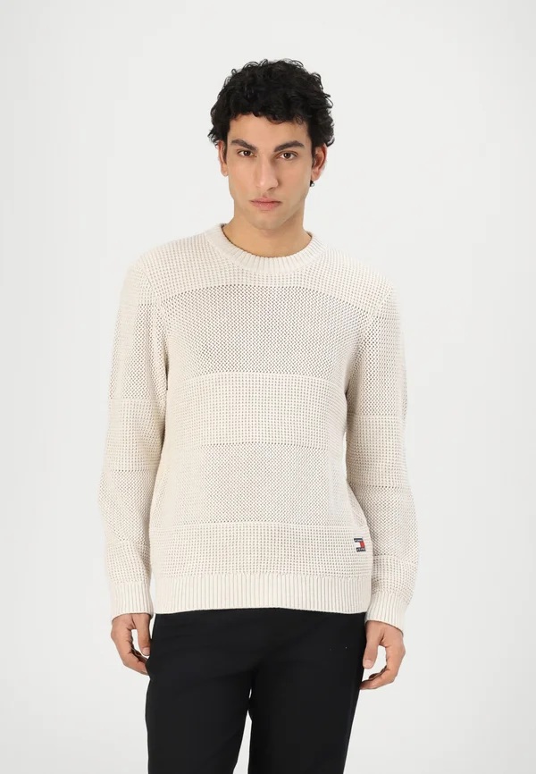 BADG ESWEATER - Strickpullover - oat marl