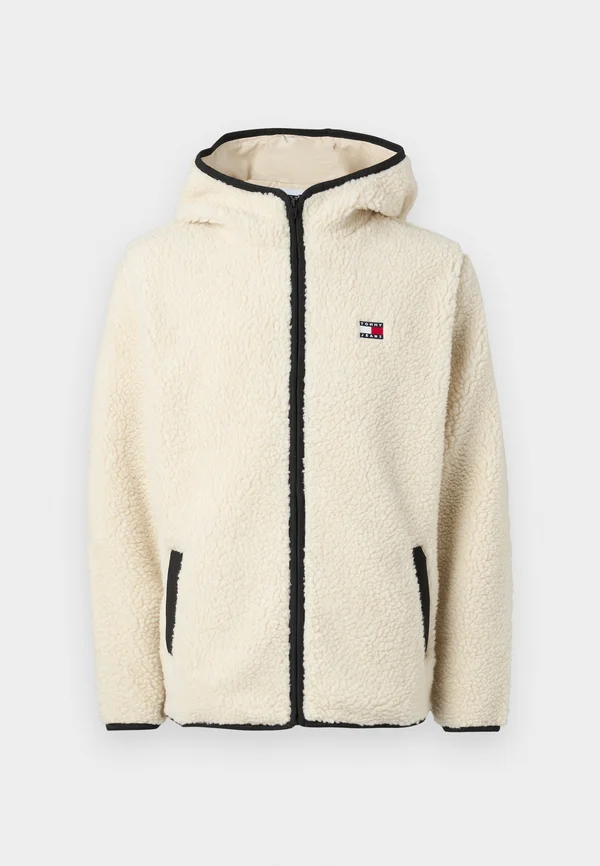 BADGE ZIP TRU UNISEX - Fleecejacke - newsprint