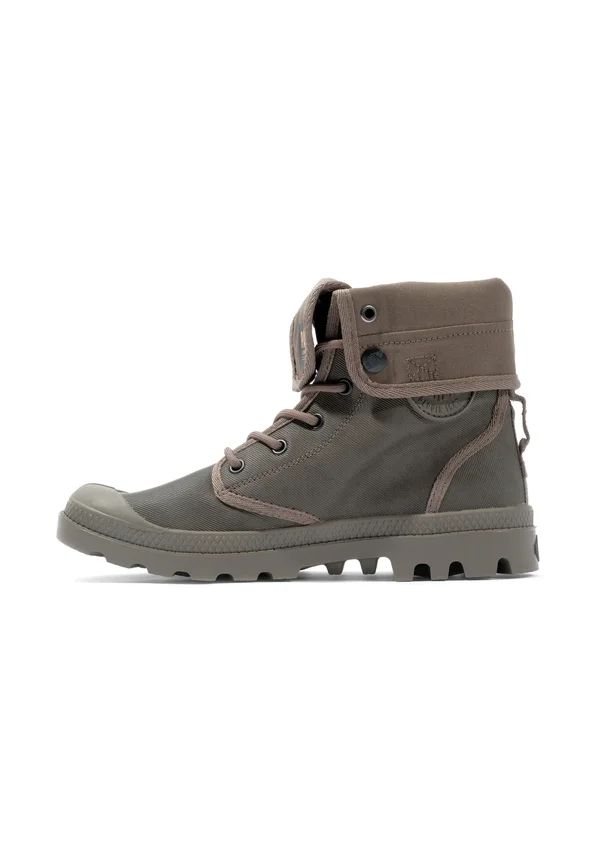 BAGGY COATED - Schnürstiefelette - major brown