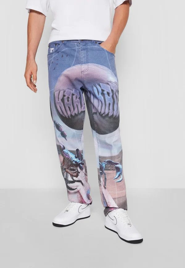BAGGY METAVERSE - Jeans Straight Leg - multicolor
