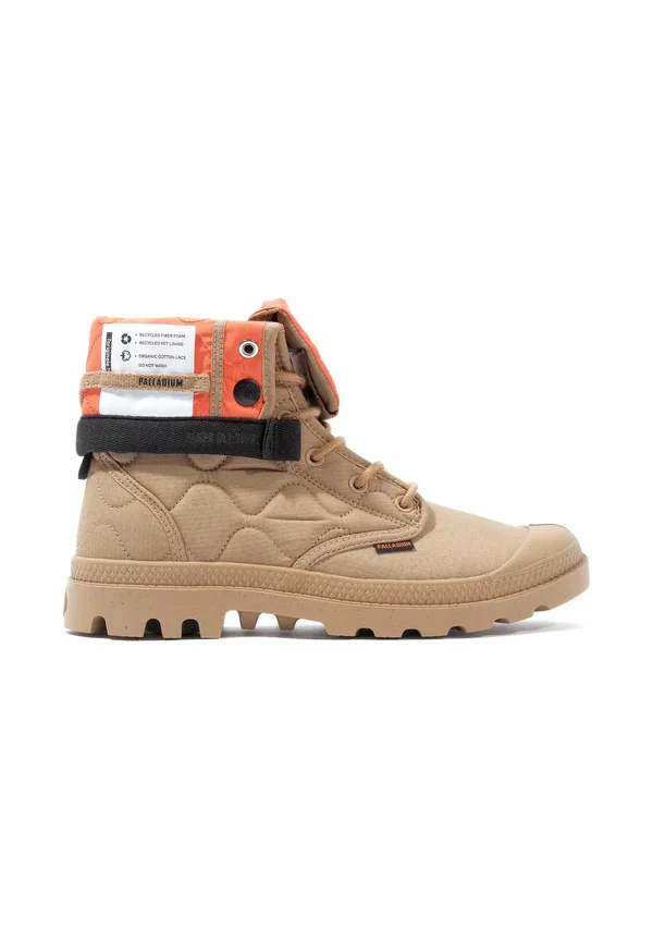 BAGGY RE-QUILTED UNISEX - Schnürstiefelette - caramel