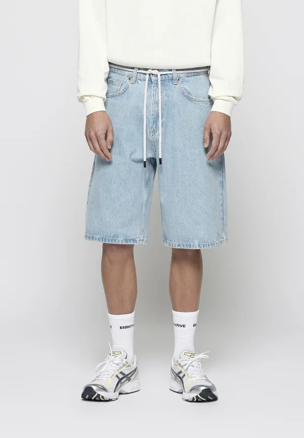 BAGGY UNISEX - Jeans Shorts - vintage blue